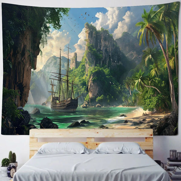 Fantasy Landscape Tapestry-ToShay.org