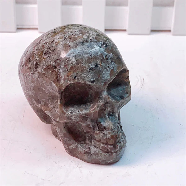 Grey Yooperlite Skull-ToShay.org