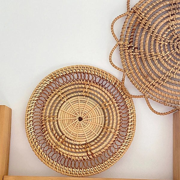 Wicker Woven Plate-ToShay.org