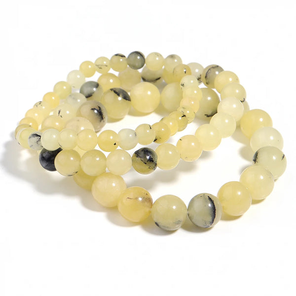 Yellow Opal Bead Bracelet-ToShay.org