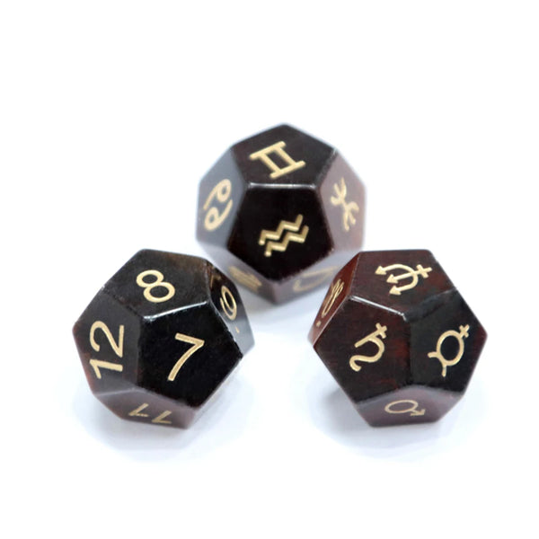 Mixed Crystal Platonic Solid Dice-ToShay.org