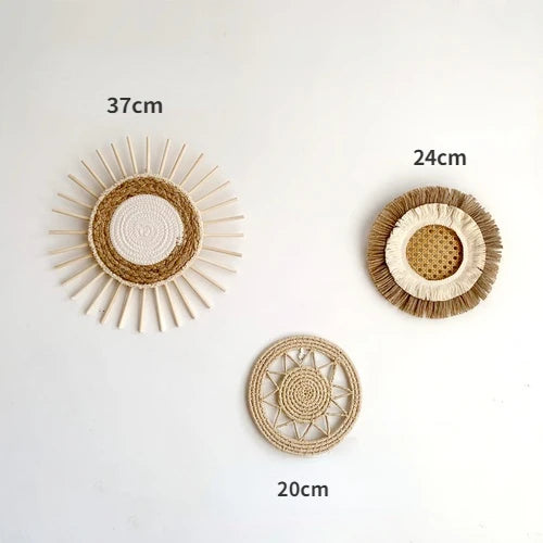 Straw Plate Wall Decor-ToShay.org