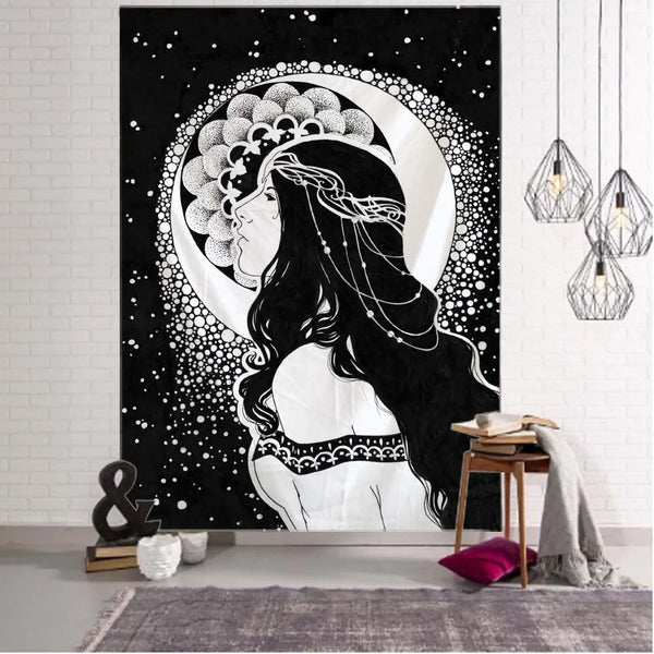 Moon Art Tapestry-ToShay.org