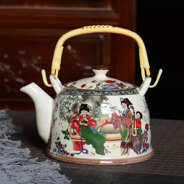 Glaze Porcelain Tea Pot-ToShay.org