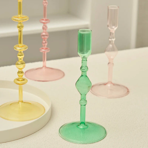 Glass Candle Holder-ToShay.org