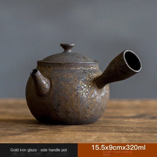 Kiln Iron Glaze Teapots-ToShay.org