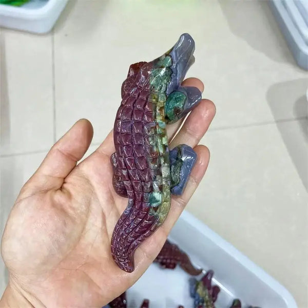 Mixed Ocean Jasper Crocodile-ToShay.org