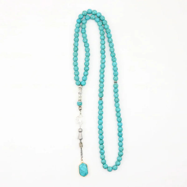 Blue Turquoise Prayer Beads-ToShay.org