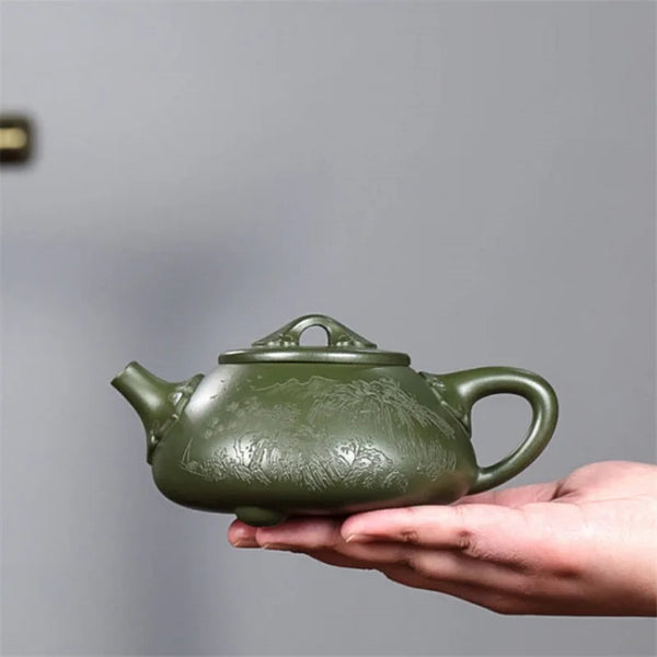 Green Yixing Clay Teapots-ToShay.org