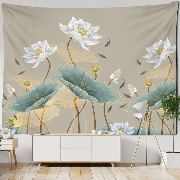 Lotus Art Tapestry-ToShay.org