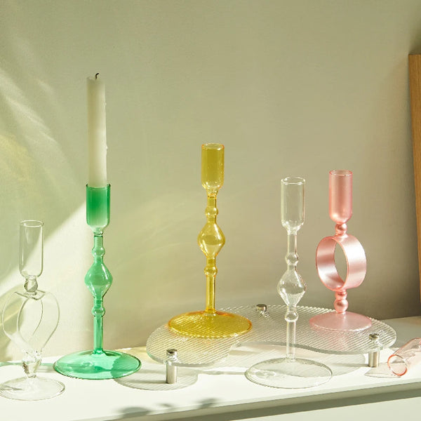 Glass Candle Holder-ToShay.org