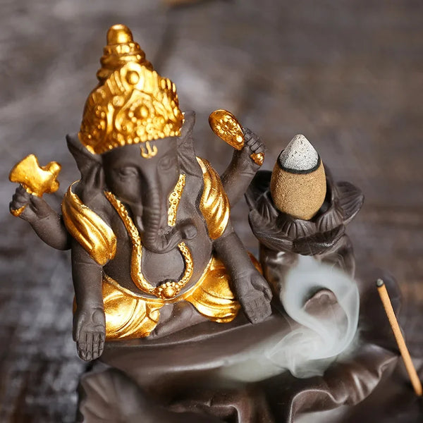 Ganesha Elephant Incense Burner-ToShay.org