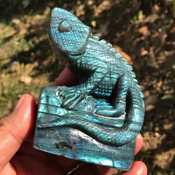 Blue Labradorite Lizard-ToShay.org