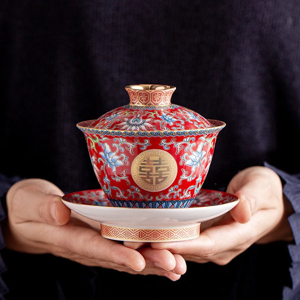 Gaiwan Ceramic Tea Tureen-ToShay.org