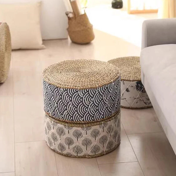 Rattan Foot Stool-ToShay.org