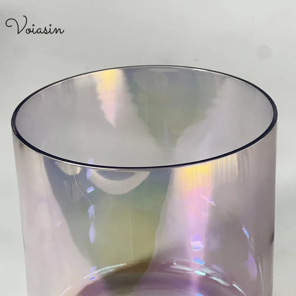 Purple Clear Crystal Bowl-ToShay.org