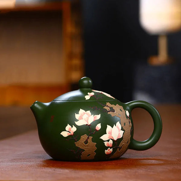 Green Clay Tea Pot-ToShay.org