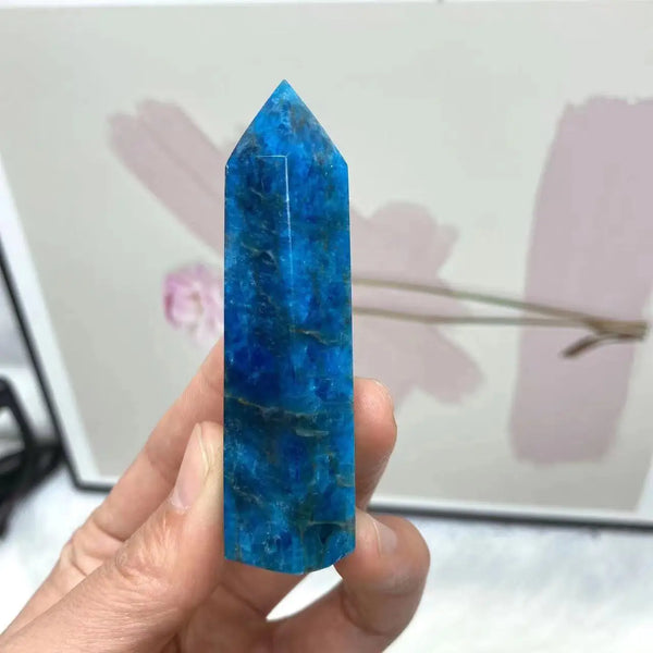 Blue Apatite Point-ToShay.org