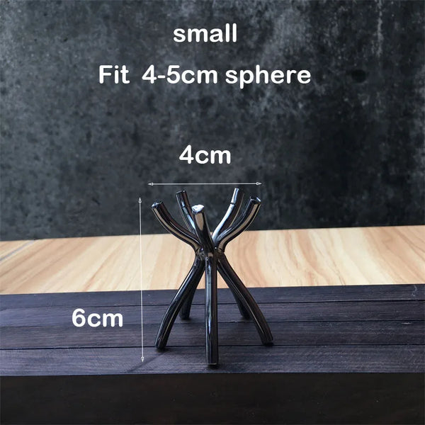 Black Crystal Ball Stand-ToShay.org