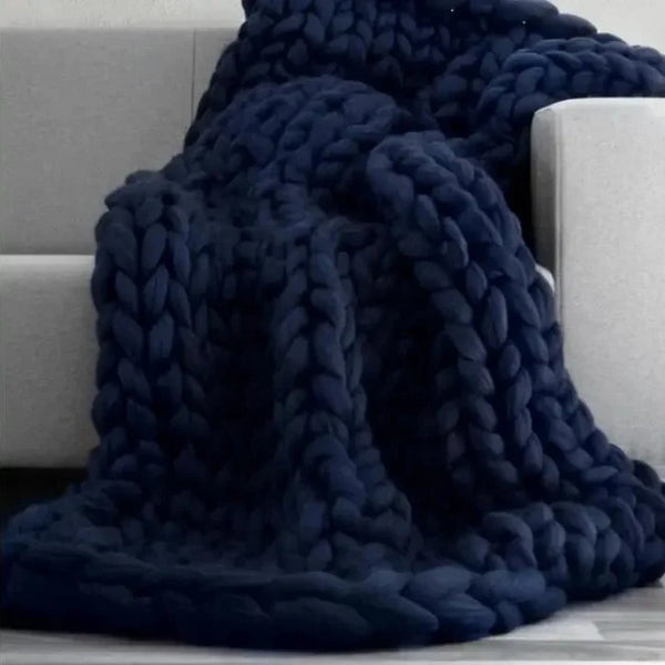 Knitted Throw Blanket-ToShay.org