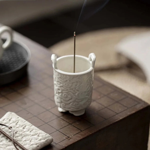 White Clouds Incense Holder-ToShay.org