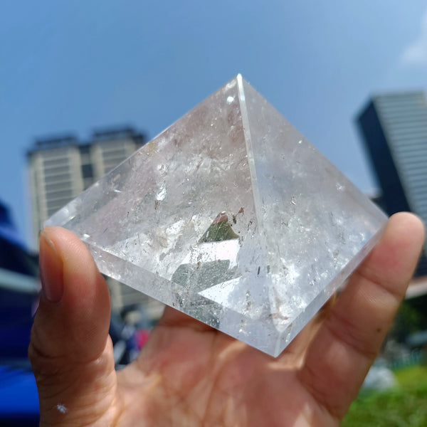 Clear Quartz Crystal Pyramid-ToShay.org