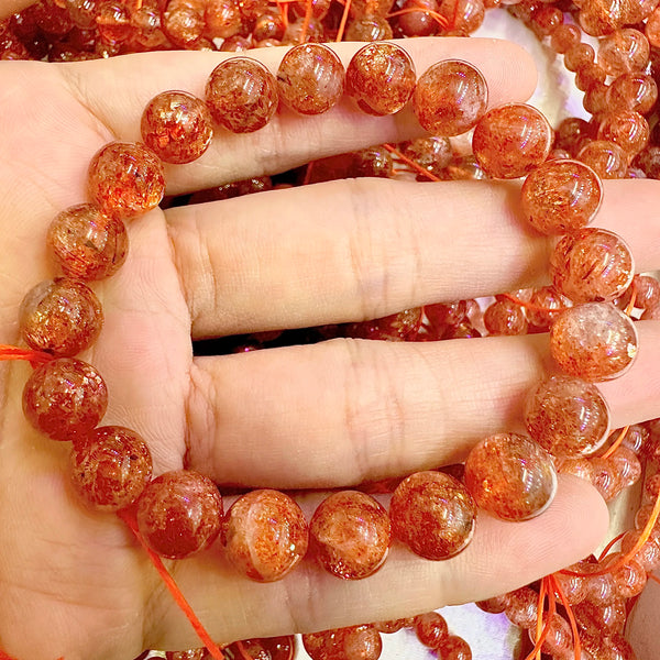 Orange Sunstone Bead Bracelets-ToShay.org