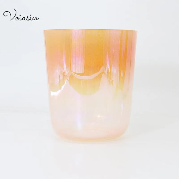 Orange Clear Crystal Bowl-ToShay.org