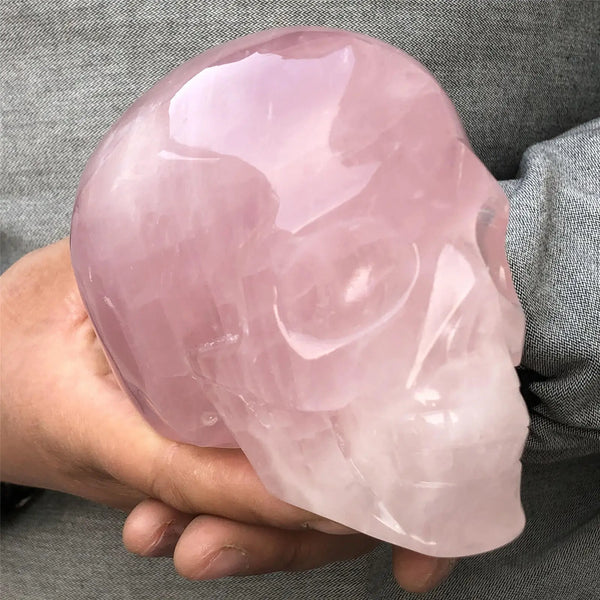 Pink Rose Quartz Skull-ToShay.org