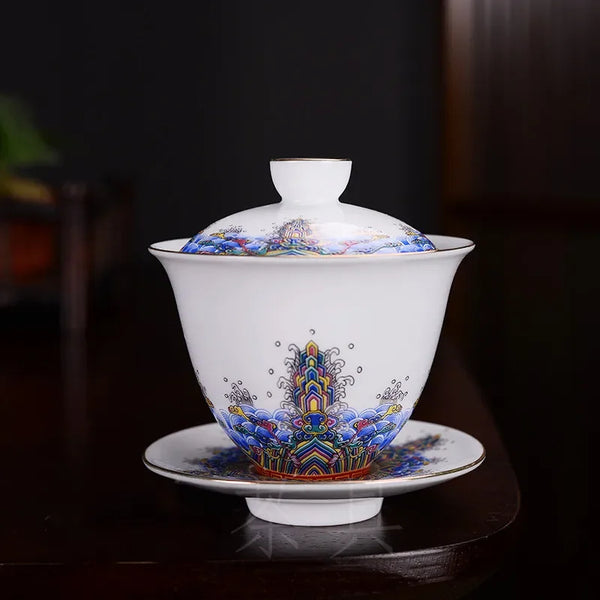 Gaiwan Porcelain Tea Cup-ToShay.org