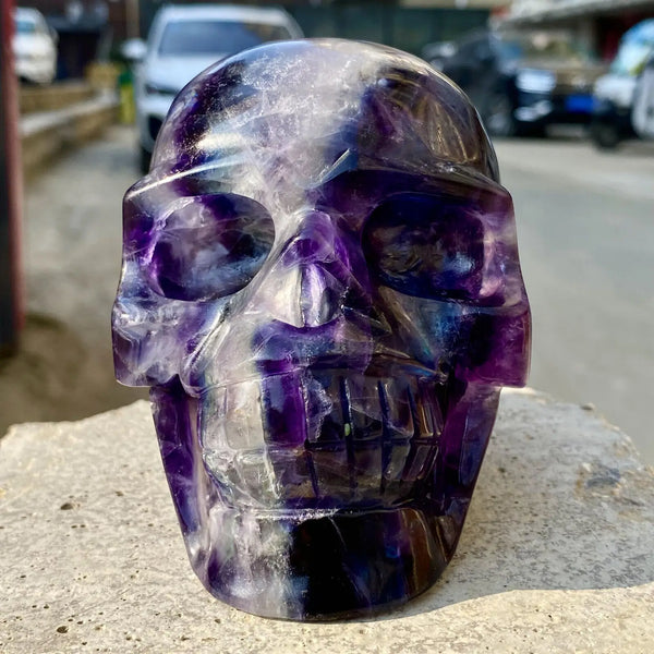 Purple Fluorite Skull-ToShay.org