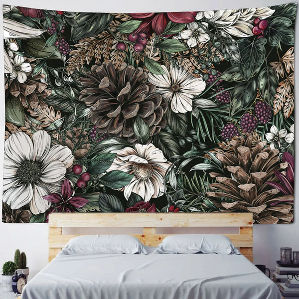 Flower Art Tapestry-ToShay.org