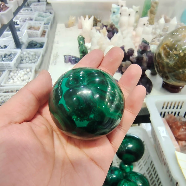 Green Malachite Ball-ToShay.org