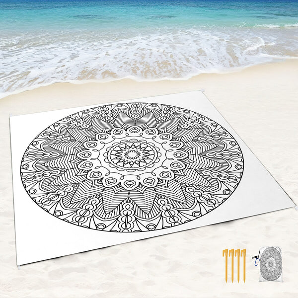 Mandala Beach Blanket-ToShay.org