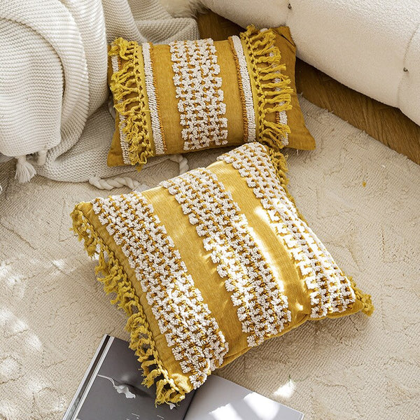 Tufted Tassel Pillow Case-ToShay.org