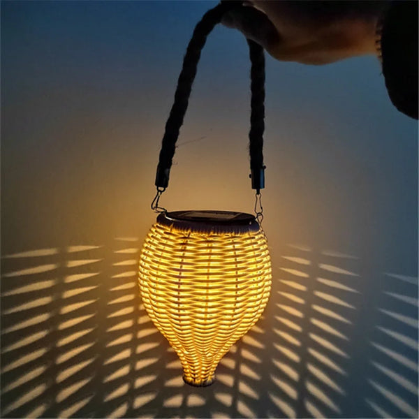 Rattan Solar Lantern-ToShay.org