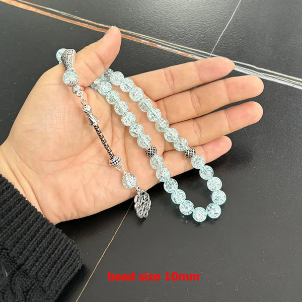 Blue Crystal Prayer Beads-ToShay.org