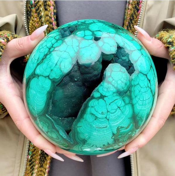 Green Malachite Ball-ToShay.org