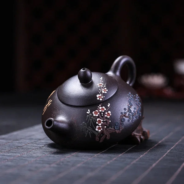 Plum Blossom Clay Tea Pot-ToShay.org