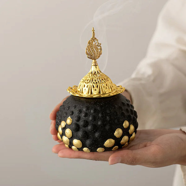 Ceramic Ball Incense Holder-ToShay.org