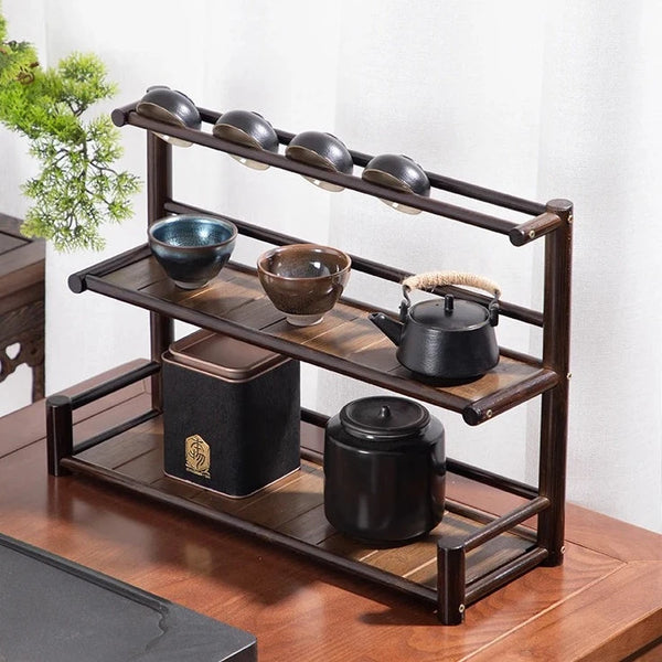 Bamboo Display Shelf-ToShay.org