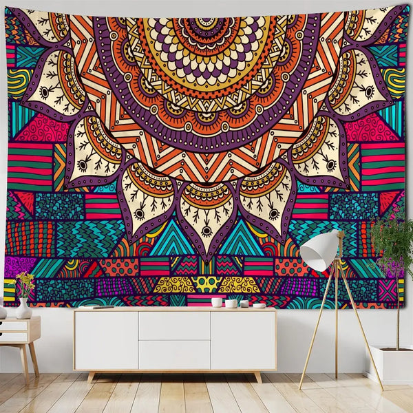 Elephant Mandala Art Tapestry-ToShay.org