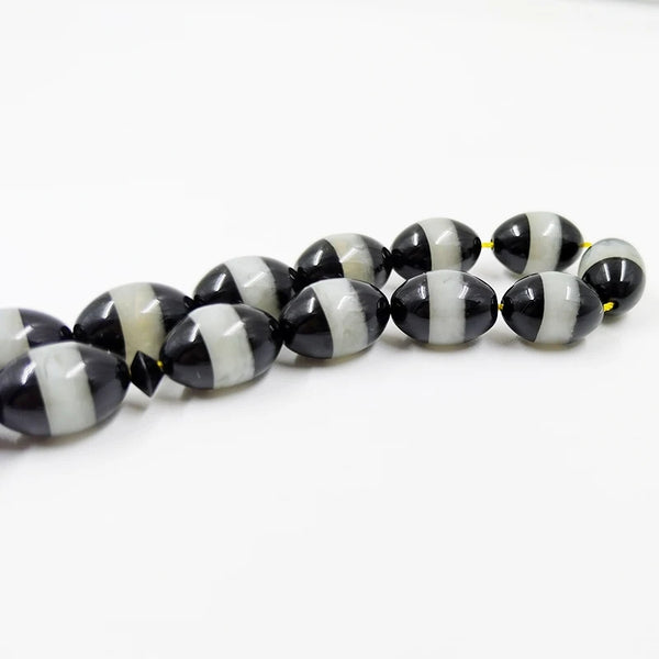 Black Stripe Prayer Beads-ToShay.org