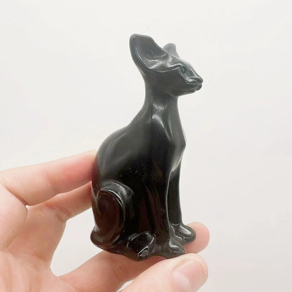 Mixed Crystal Cat Statues-ToShay.org