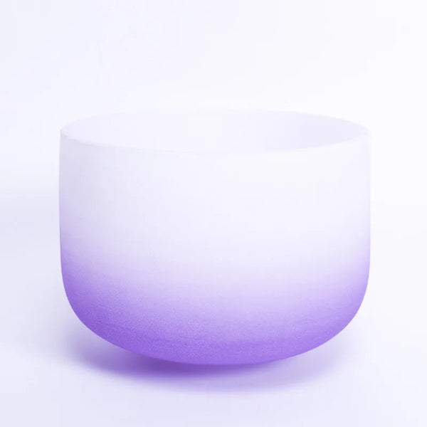 Purple Frosted Crystal Bowls-ToShay.org