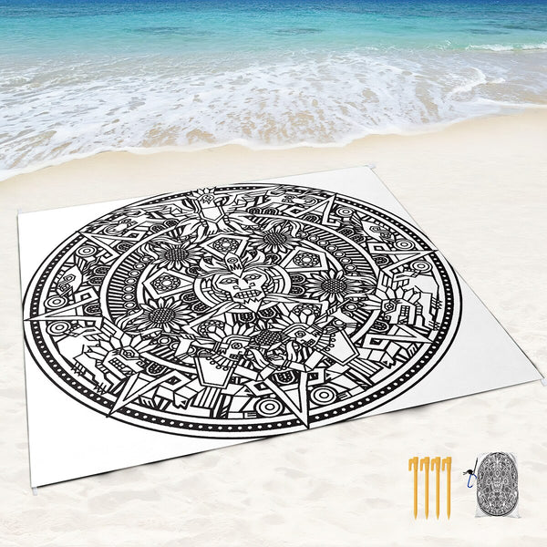 Mandala Beach Blanket-ToShay.org