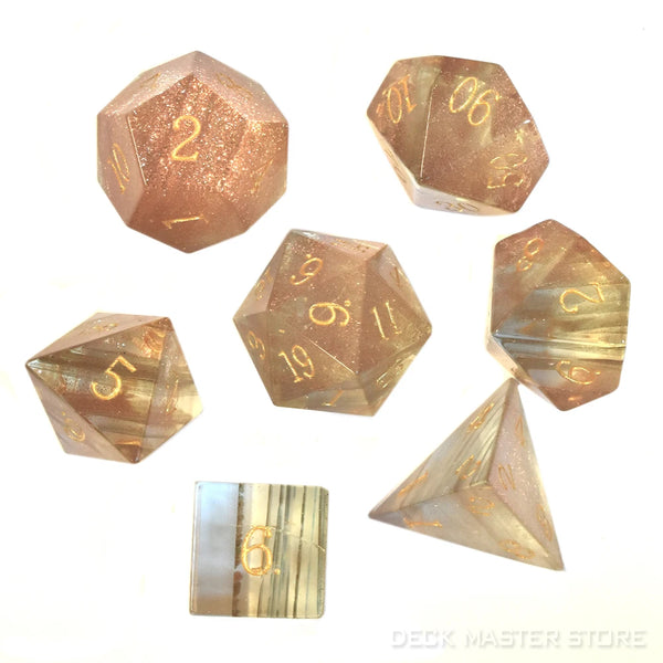 Crystal Platonic Solid Dice-ToShay.org