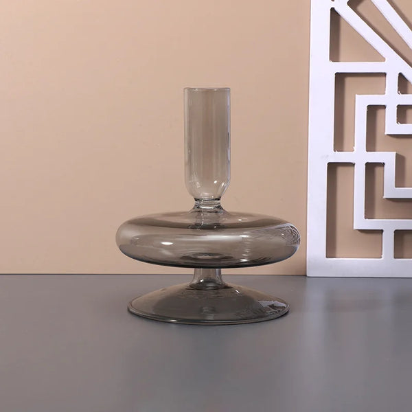 Glass Coloured Candlesticks-ToShay.org