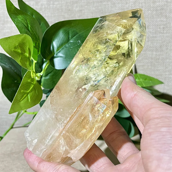 Yellow Citrine Quartz Point-ToShay.org