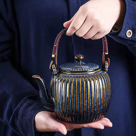 Glazed Ceramic Teapot-ToShay.org